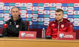 Milevski dhe Ristovski në konferencë zyrtare para ndeshjes me Gjermaninë