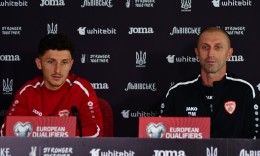 Milevski dhe Bardhi, press konferencë para duelit me Ukrainën