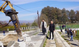 The construction of the new tribune at the stadium in Kichevo has started